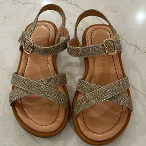 Gold sandals